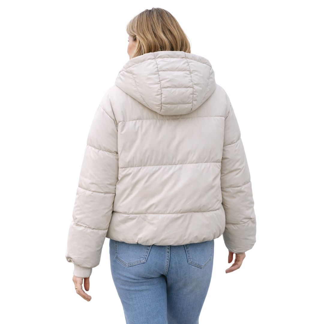 Elara | Kapuzen-Steppjacke für Damen