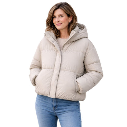 Elara | Kapuzen-Steppjacke für Damen